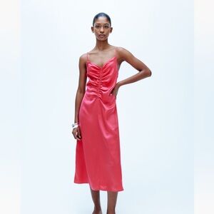 3 FOR $35 - WORN ONCE - H&M RUCHED DRESS